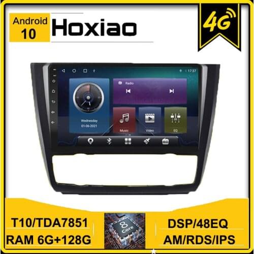 4G Android 2din Car Radio For BMW 1-Series 1 Series E88 E82 E81 E87 2004-2012 AM DSP 64G Navigation GPS 2 DIN Multimedia Player