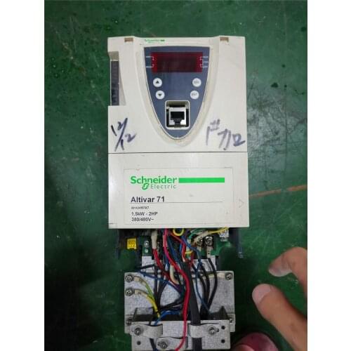ATV71HU15N4Z 1.5KW 380V inverter , used one , 90% appearance new , test goods , free shipping