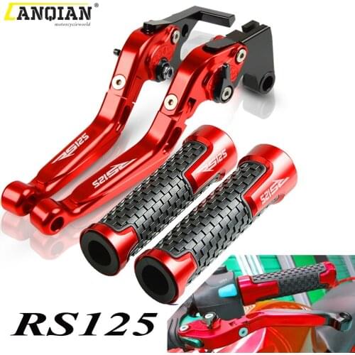 For APRILIA RS125 RS 125 1996-2005 2004 2003 2002 2001 2000 Motorcycle Accessories Adjustable Brake Clutch Lever Handle Bar Grip