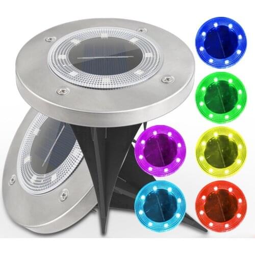 4 Pcs Solar Lawn Light LED Solar Power Garden Lights Outdoor Lighting Solar Energy Waterproof Solar Lights for Lawn Path