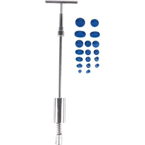 Tools Auto Repair Tool Car Dent Repair Dent Puller Kit 2 in 1 Slide Hammer Reverse Hammer Glue Tabs Suction Cups