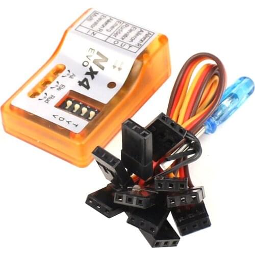 FEICHAO NX4 EVO Flight Controller 3D Flight Gyroscope Balance For Fixed-wing Aircraft Support Rate/Hold/Gyro Off Mode