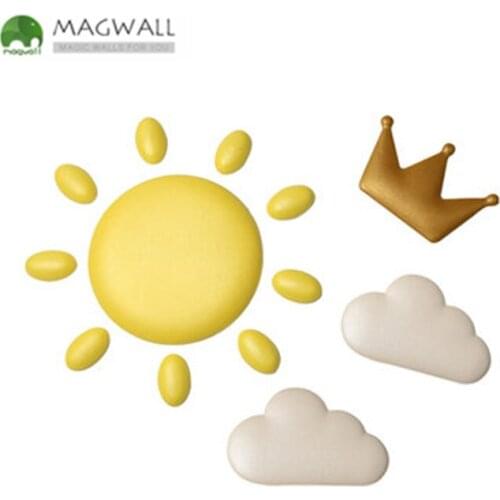 Magnetic 3D decorative wall sticker multi-design decorative fridge magnet chalkboard whiteboard accessory