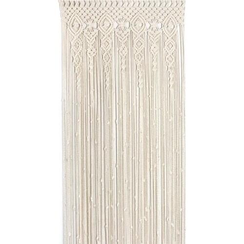 Wall Hanging Curtain Tapestry Boho Door Window Hanging Curtain Woven Apartment Bedroom Living Room Wedding Party Decor