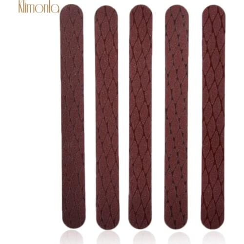 New 100pcs/lot Brown Nail File Sanding Buffer Block Pedicure Manicure Nail Buffing Polish Strips Nail Art Beauty Tools