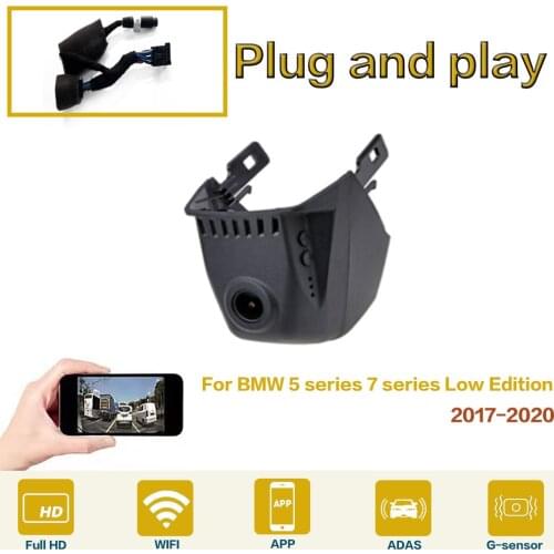 New Plug And Play High Quality Car DVR Wifi Video Recorder Dash Cam Camera For BMW 5 7 Series Low Edition 2017 2018 2019 2020