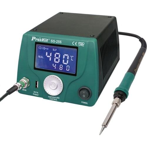 Proskit 60W LCD Smart Temperature Control Soldering Station Adjustable Digital Display Soldering Iron Rework Stations