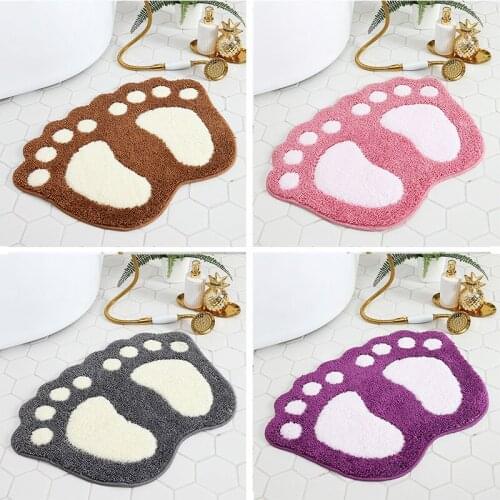 Anti-slip Bath High Quality Washable Carpet Quick-drying Rugs Shower Carpet Chenille Bathroom Floor Mats Toilet Door Mat Badmat