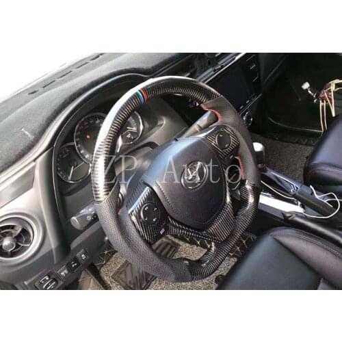 For COROLLA and LEVIN steering whee lCustomizable forged leather, nappa leather, Alcantara, carbon fiber steering wheel