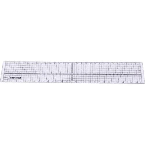 Quilting Sewing Patchwork Foot Aligned Ruler Grid Cutting Edge Tailor Crafts