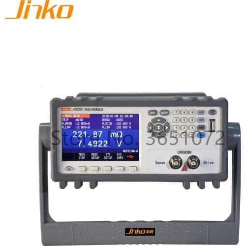 JK2520C Battery Internal Resistance Tester 4.3 Inches TFT LCD Display AC Resistance Meter