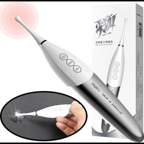 Ultrasonic Fast Scream Orgasm High Frequency Clitoris Stimulation G Spot Vibrators Nipple Magic Wand Massager Sex Toys For Woman
