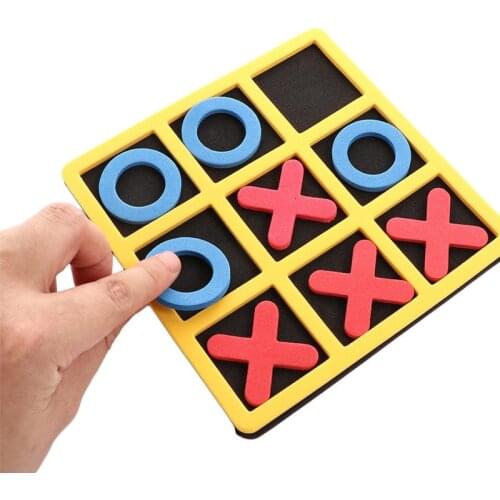 Funny Reliver Stress Interaction Leisure Board Game OX Chess Intelligent Educational Toys Puzzle Game Kid Adult Antistress Gift