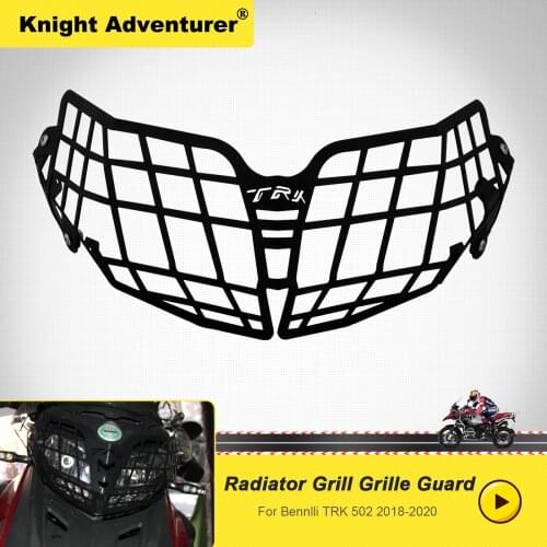 For Benelli Trk502 Trk 502 2018-2020 2019 Moto Parts Motorcycle Accessories Headlight Guard Protector Grille Covers