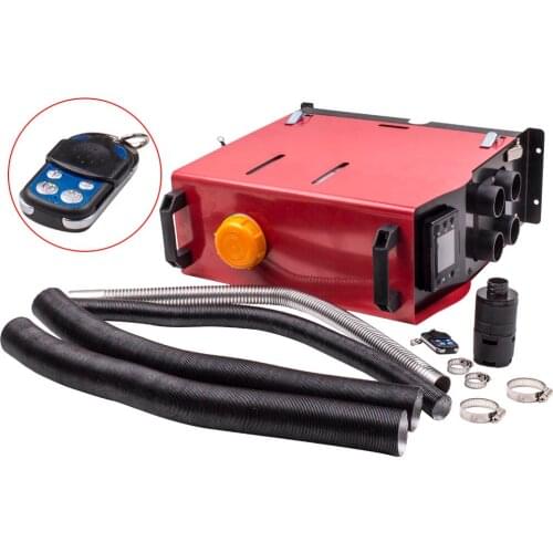 12V 2KW-5KW Diesel Air Heater with 4 Holes LCD Monitor for Campervans Pickup Car