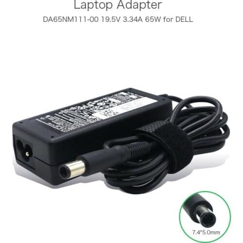 19.5V 3.34A 65W 7.4*5.0mm Battery Charger for Dell INSPIRON I3531 I3147 I3542 I3541 DA65NM111-00 1XRN1 ADP-65TH F Laptop Adapter