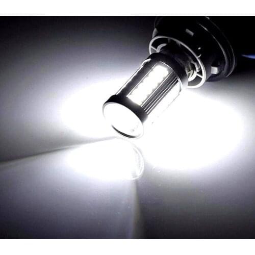 2pcs/set Car DRL Light Bulb White LED BA15S P21W 1156 Reversing Lamp 33-SMD 5630 12V Replacement Accessories