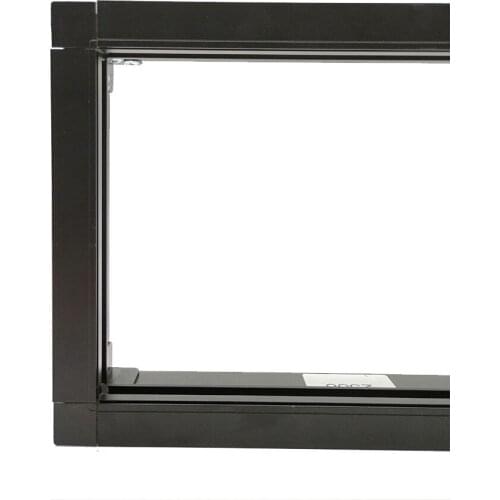 2568 Black Led Screen Display Frame 25x68x1.1x6000mm Aluminum Profile