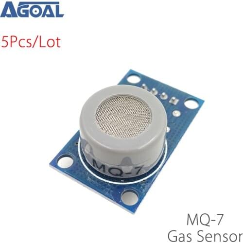 5Pcs/lot MQ-7 MQ7 Carbon Monoxide CO Gas Sensor Module For DIY UNO Mega 2560 A123 Free Shipping