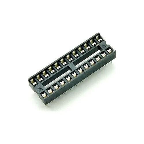 80PCS 24 Pin DIP IC Socket Adapter Narrow 24Pin Pitch 2.54mm Connector