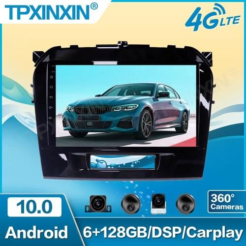 Android 10 Car GPS Navigation For Suzuki Vitara 4 2014-2018 PX6 Car DVD Radio Auto Stereo Multimedia Player HeadUnit 2Din 2 din