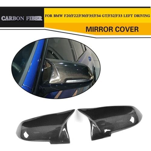 Carbon Fiber Side Mirror Covers Shell for BMW 1 2 3 4 Series F22 F32 F33 F34 GT X1 E84 F20 F21 12-16 F30 F31 12-17 LHD Not M Car