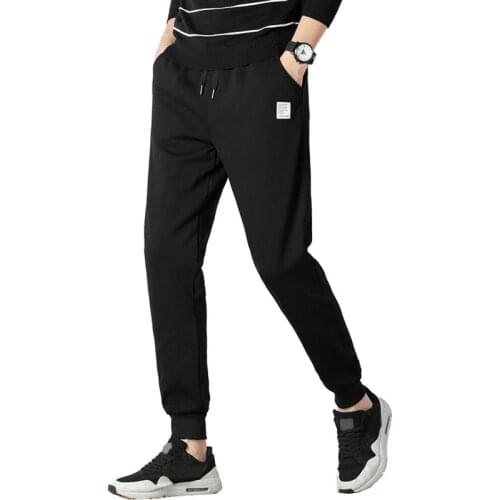 Autumn Men Sweatpants Sport Trousers Jogging Tracksuit Running Basketball Gym Fitness Sports Joggers Male Patches Clothes 2021