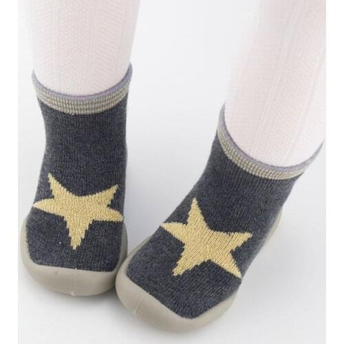 Infant shoes boy winter shoes baby walker kids knit shoes soft soles toddler girls shoes first step newborn slipper boys booties