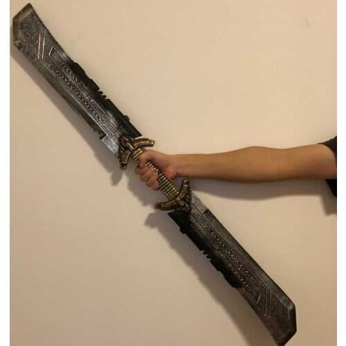 Hot Endgame Cos Sword Cosplay Costumes Props 110cm Cosplay Weapons Armor Double-edged Sword Halloween Props