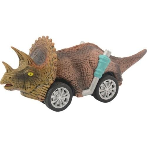 Kid Simulation Inertial Dinosaur Car Sliding Toy Car Mini Animal Racing Model Toy for 3 Year Olds Boy
