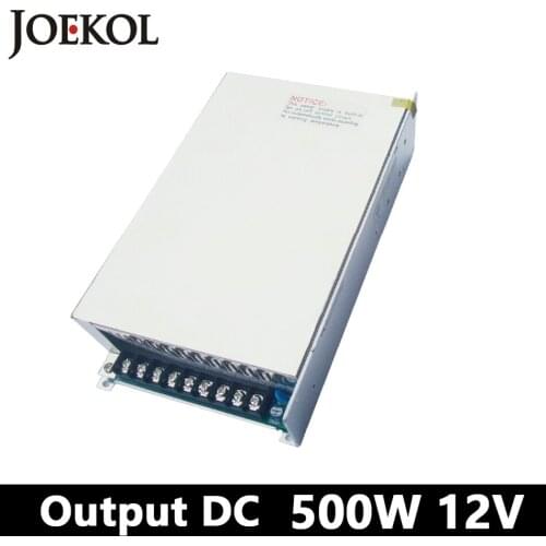 Switching Power Supply 500W 12v 42A,Single Output Dc Power Supply For Led Strip,AC110V/220V Transformer To DC 12V,led Driver