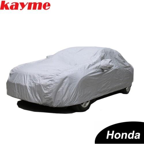 Kayme dustproof Full Car Covers 170T polyester universal Indoor Outdoor Suv UV Snow Resistant Protection Cover for Honda