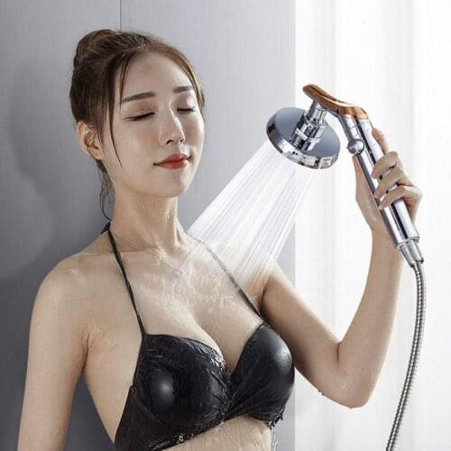 Shower Head High Pressure Shower Head Water Saving One Button To Stop Water Shower Heads Rotatable Handshower Shower Head