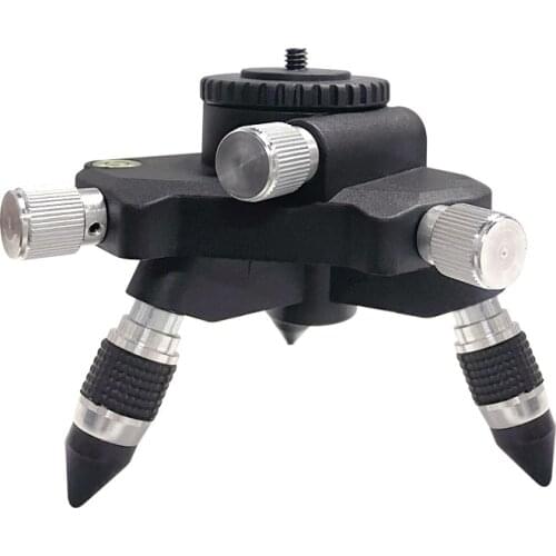 Pracmanu Adjustable Rotation Metal Tripod Bracket/Base for 1/4" interface Laser Level
