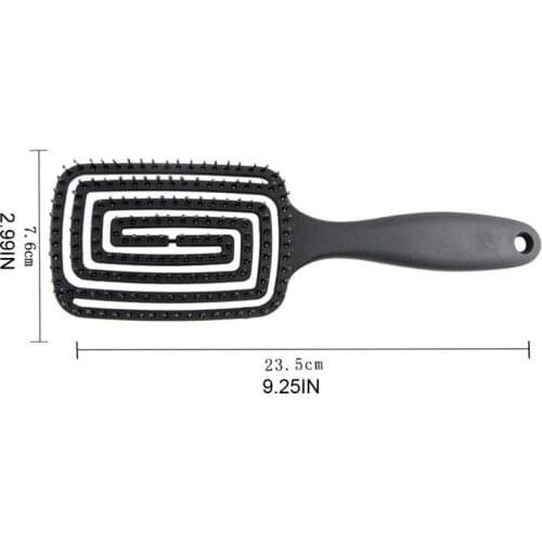 Professional Vented Hair Brush Comb Anti-Static Scalp Massage Combs Styling Tool M76F