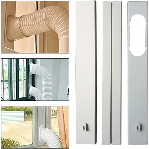 Adjustable Portable Air Conditioner Window Kit Slide Plate Wind Shield Window Adapter Connector Air Conditioning Accessories