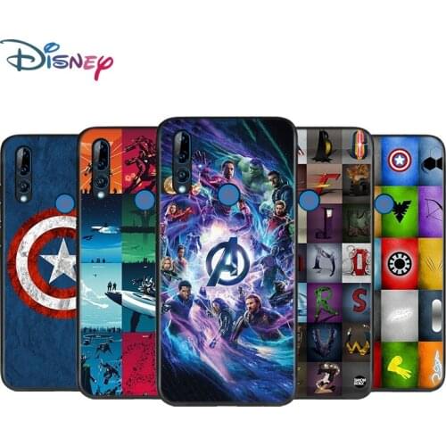 Avengers Marvel Silicone Cover For Honor 8 8A Prime 8X MAX 8C 8S 7A 7C 7S Play 3E V9 Pro Soft Black Phone Case