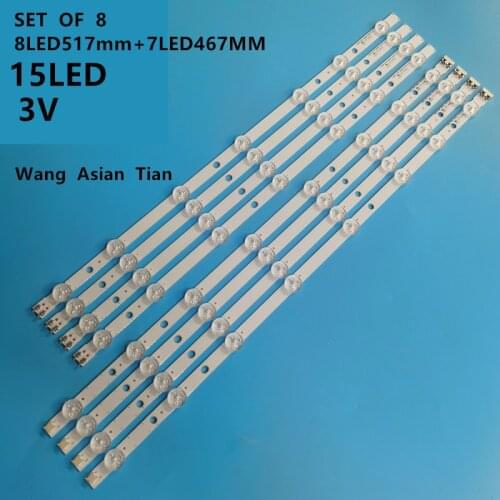 New24pcs/Kit LED strip for SAMSUNG 50 TV UN50H5303 UN50EH5000 DF500BGA B1 BN96 28770A BN96 35206A D3GE 500SMA R3 LM41 00001Q