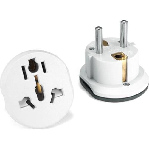 Universal EU Electric Plug Converter 16A 250V Travel Adapter EU Socket High Quality AU US UK CN To EU AC Wall Socket Charger