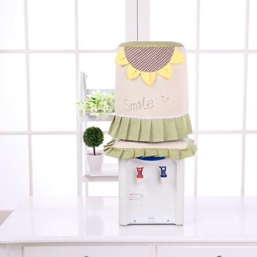 High End A Set Two Pieces New Korean Drinking Fountains Barrels Water Dispenser Dust Cover Household Merchandises Protector