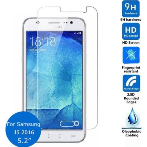 2.5D Tempered Glass For Samsung galaxy J5 2016 Protective Film Explosion-proof Screen Protector for J510X J5108 J5109