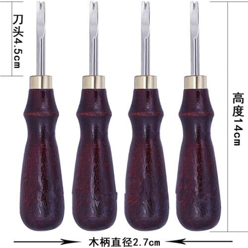 Sharp Leather Edge Beveler Edge Skiving/Polishing Leather Tools DIY Belt Maker High Carbon Steel Leather Craft Beveller