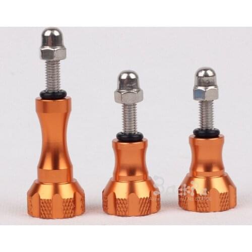 20pcs 3in1 Colorful Aluminum Thumb Knob Stainless Bolt Nut Screw Kit for Sport Camera for GoPro HD Hero 1 2 3 3+ SJ4000