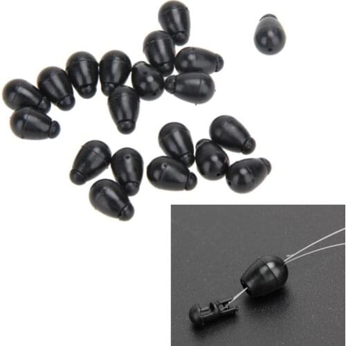 20pcs Plastic Quick Change Beads for Carp Fishing Feeder Fishing Tackle Accessories for Fisherman