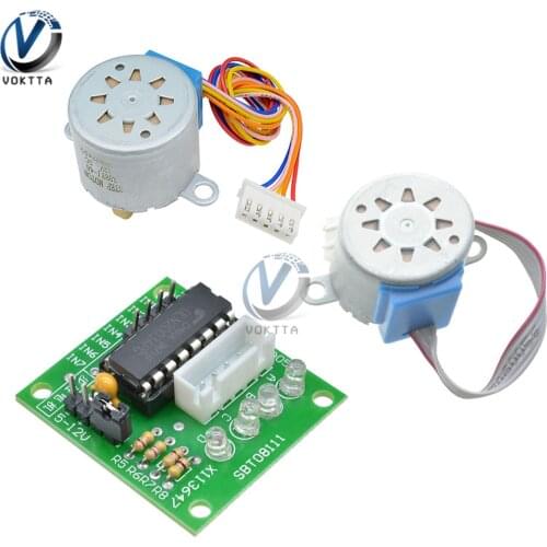 1 Set 28BYJ-48 5V/12V Reduction Gear Stepper Motor 4 Phase Step Motor + ULN2003 Driver Board Module for Arduino DIY Kit