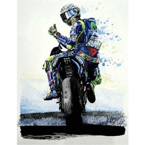 5D Diy Diamond Painting Motorcycle Racer Embroidery Bead Cross Stitch Full Square Round Drill 5d Picture Mosaic Craft