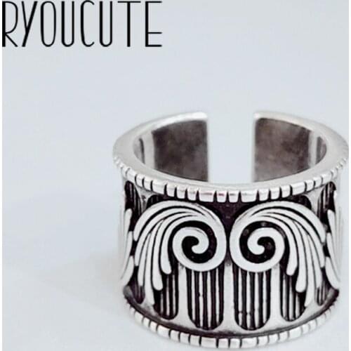 Bohemian Vintage Silver Color Big Wings Rings For Women Engagement Rings Girls Party Gifts Anillos 2020