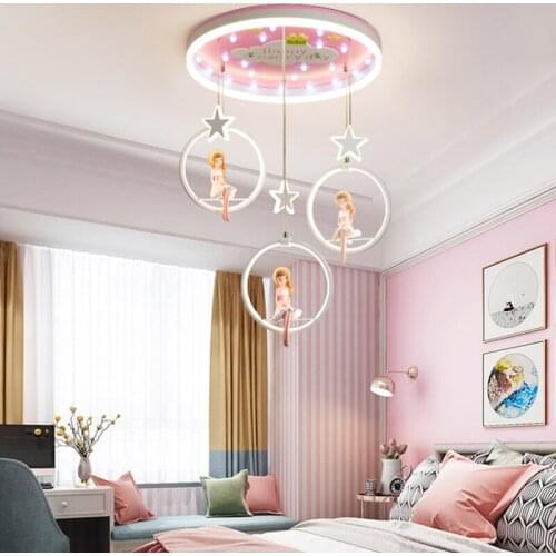 European style Girl Bedroom decorative LED lamp indoor chandelier lighting chandelier living room decorative Chandelier