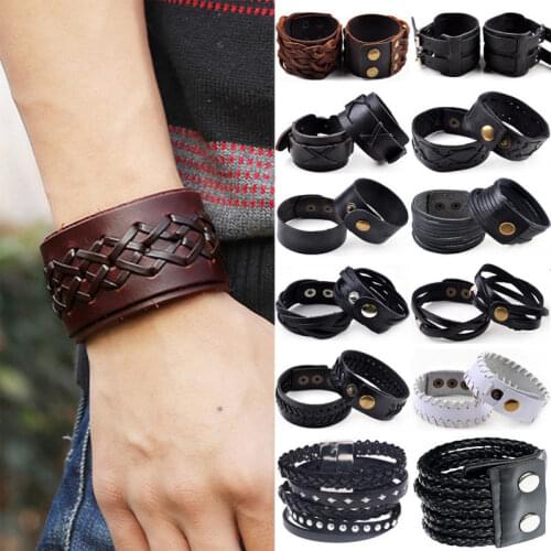 Мужские кожаные браслеты Imixlot China At AliExpress