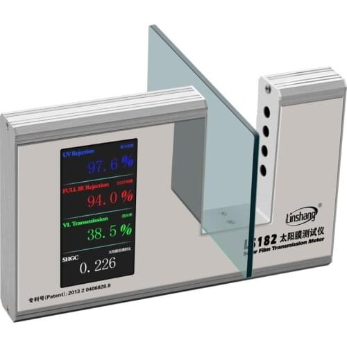 LS182 SHGC Window Energy Meter with UV Full IR Visible light transmittance Solar Heat Gain Coefficient with six results